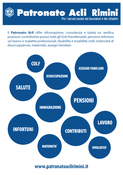 Patronato Acli Rimini - flyer informativo